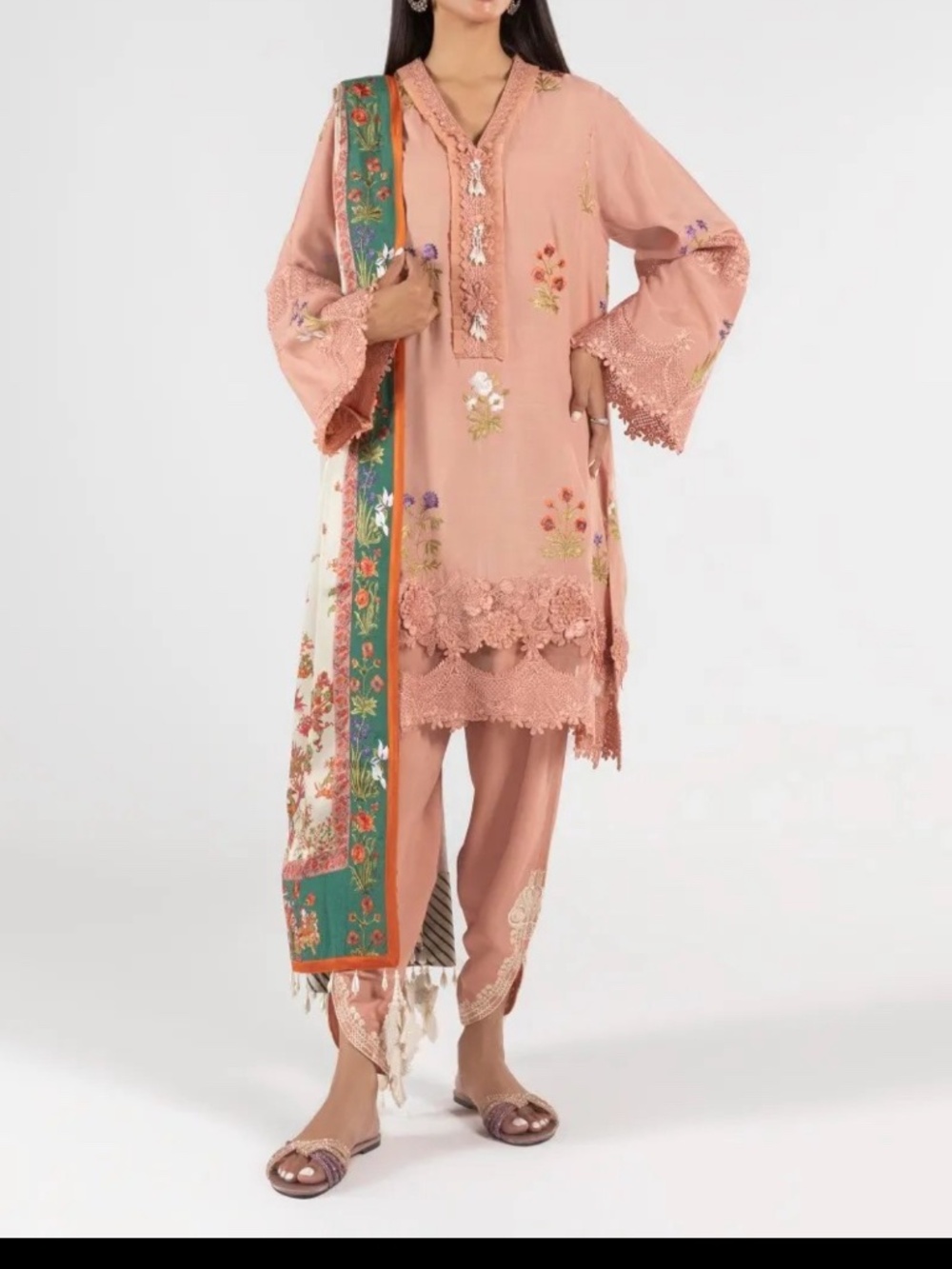 Sana Safinaz Silk Outfit XS